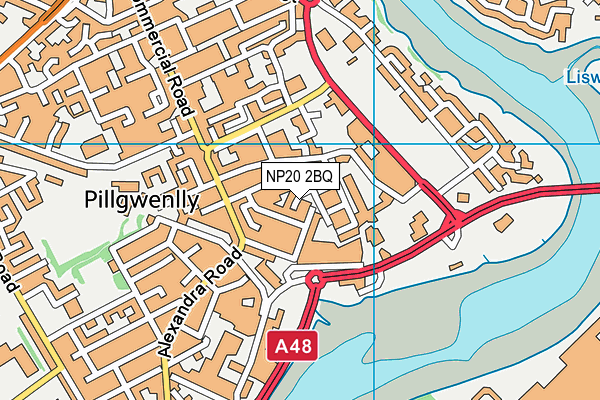 NP20 2BQ map - OS VectorMap District (Ordnance Survey) NP20 2BQ map - OS VectorMap District (Ordnance Survey)