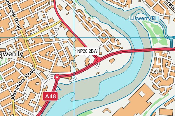 NP20 2BW map - OS VectorMap District (Ordnance Survey) NP20 2BW map - OS VectorMap District (Ordnance Survey)
