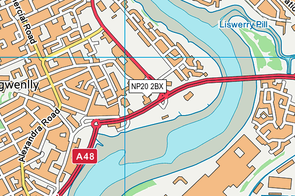 NP20 2BX map - OS VectorMap District (Ordnance Survey) NP20 2BX map - OS VectorMap District (Ordnance Survey)