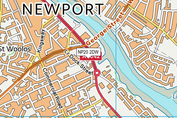 NP20 2DW map - OS VectorMap District (Ordnance Survey) NP20 2DW map - OS VectorMap District (Ordnance Survey)