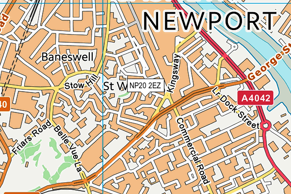 NP20 2EZ map - OS VectorMap District (Ordnance Survey) NP20 2EZ map - OS VectorMap District (Ordnance Survey)