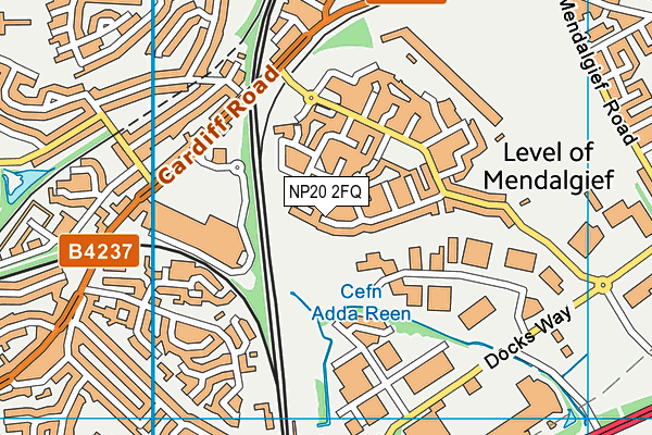 NP20 2FQ map - OS VectorMap District (Ordnance Survey) NP20 2FQ map - OS VectorMap District (Ordnance Survey)