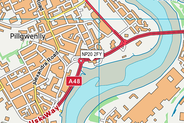 NP20 2FY map - OS VectorMap District (Ordnance Survey) NP20 2FY map - OS VectorMap District (Ordnance Survey)