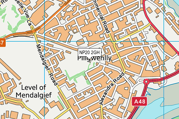 NP20 2GH map - OS VectorMap District (Ordnance Survey) NP20 2GH map - OS VectorMap District (Ordnance Survey)