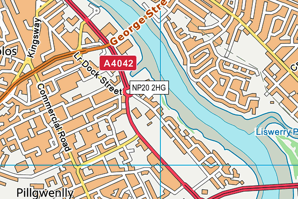 NP20 2HG map - OS VectorMap District (Ordnance Survey) NP20 2HG map - OS VectorMap District (Ordnance Survey)