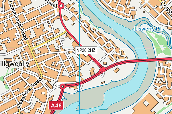 NP20 2HZ map - OS VectorMap District (Ordnance Survey) NP20 2HZ map - OS VectorMap District (Ordnance Survey)