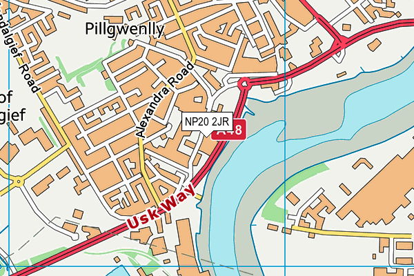 NP20 2JR map - OS VectorMap District (Ordnance Survey) NP20 2JR map - OS VectorMap District (Ordnance Survey)