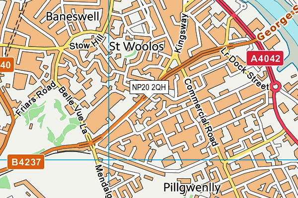 NP20 2QH map - OS VectorMap District (Ordnance Survey) NP20 2QH map - OS VectorMap District (Ordnance Survey)