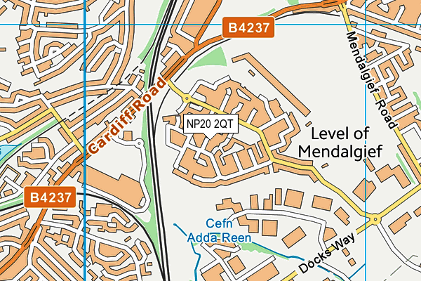 NP20 2QT map - OS VectorMap District (Ordnance Survey) NP20 2QT map - OS VectorMap District (Ordnance Survey)