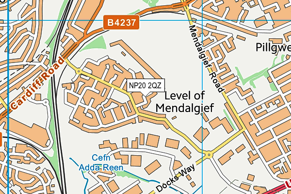 NP20 2QZ map - OS VectorMap District (Ordnance Survey) NP20 2QZ map - OS VectorMap District (Ordnance Survey)