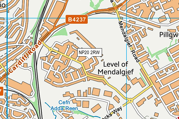 NP20 2RW map - OS VectorMap District (Ordnance Survey) NP20 2RW map - OS VectorMap District (Ordnance Survey)