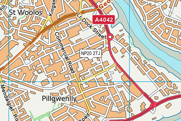 NP20 2TJ map - OS VectorMap District (Ordnance Survey) NP20 2TJ map - OS VectorMap District (Ordnance Survey)