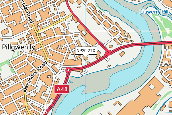NP20 2TX map - OS VectorMap District (Ordnance Survey) NP20 2TX map - OS VectorMap District (Ordnance Survey)
