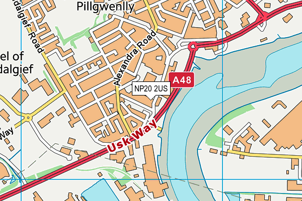 NP20 2US map - OS VectorMap District (Ordnance Survey) NP20 2US map - OS VectorMap District (Ordnance Survey)