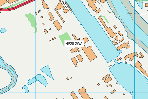 NP20 2WA map - OS VectorMap District (Ordnance Survey) NP20 2WA map - OS VectorMap District (Ordnance Survey)