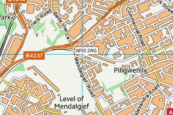 NP20 2WQ map - OS VectorMap District (Ordnance Survey) NP20 2WQ map - OS VectorMap District (Ordnance Survey)