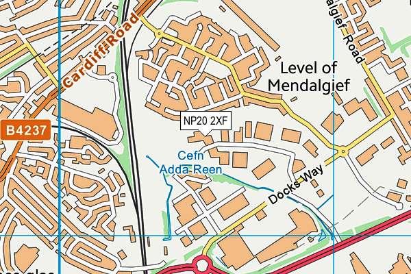 NP20 2XF map - OS VectorMap District (Ordnance Survey) NP20 2XF map - OS VectorMap District (Ordnance Survey)
