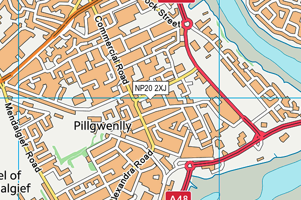 NP20 2XJ map - OS VectorMap District (Ordnance Survey) NP20 2XJ map - OS VectorMap District (Ordnance Survey)