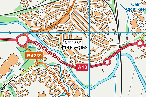NP20 3BZ map - OS VectorMap District (Ordnance Survey) NP20 3BZ map - OS VectorMap District (Ordnance Survey)