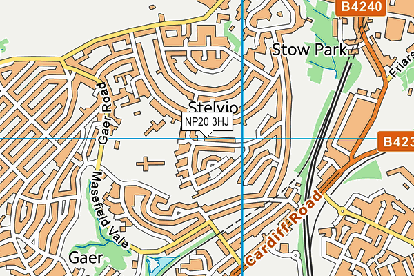 NP20 3HJ map - OS VectorMap District (Ordnance Survey) NP20 3HJ map - OS VectorMap District (Ordnance Survey)