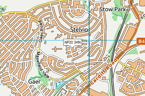 NP20 3HN map - OS VectorMap District (Ordnance Survey) NP20 3HN map - OS VectorMap District (Ordnance Survey)
