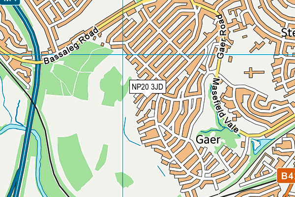 NP20 3JD map - OS VectorMap District (Ordnance Survey) NP20 3JD map - OS VectorMap District (Ordnance Survey)
