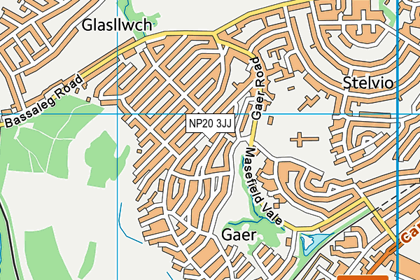NP20 3JJ map - OS VectorMap District (Ordnance Survey) NP20 3JJ map - OS VectorMap District (Ordnance Survey)