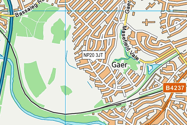 NP20 3JT map - OS VectorMap District (Ordnance Survey) NP20 3JT map - OS VectorMap District (Ordnance Survey)