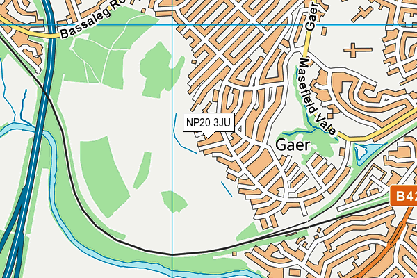 NP20 3JU map - OS VectorMap District (Ordnance Survey) NP20 3JU map - OS VectorMap District (Ordnance Survey)