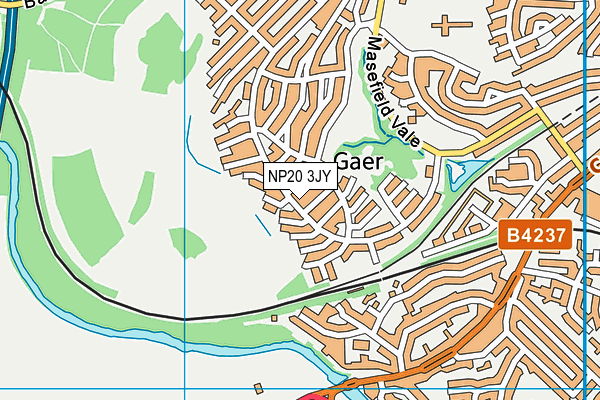 NP20 3JY map - OS VectorMap District (Ordnance Survey) NP20 3JY map - OS VectorMap District (Ordnance Survey)