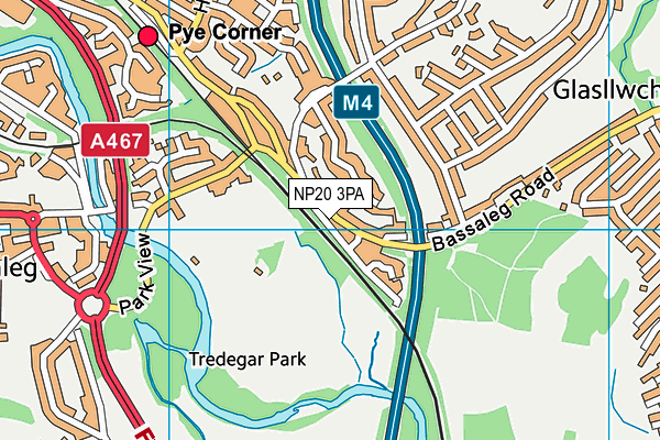 NP20 3PA map - OS VectorMap District (Ordnance Survey) NP20 3PA map - OS VectorMap District (Ordnance Survey)