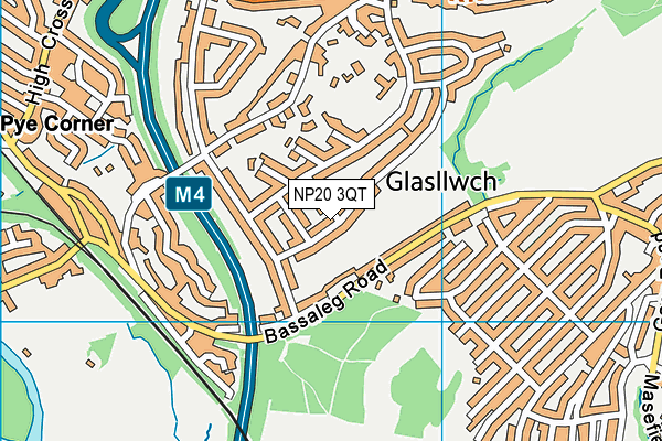 NP20 3QT map - OS VectorMap District (Ordnance Survey) NP20 3QT map - OS VectorMap District (Ordnance Survey)