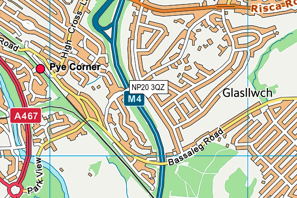 NP20 3QZ map - OS VectorMap District (Ordnance Survey) NP20 3QZ map - OS VectorMap District (Ordnance Survey)
