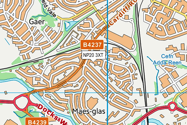NP20 3XT map - OS VectorMap District (Ordnance Survey) NP20 3XT map - OS VectorMap District (Ordnance Survey)