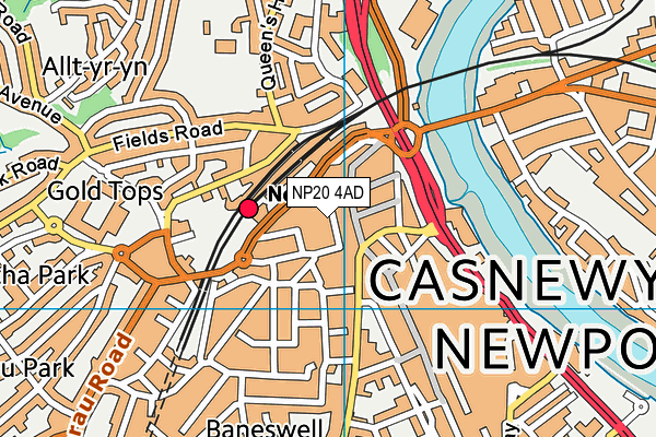 NP20 4AD map - OS VectorMap District (Ordnance Survey) NP20 4AD map - OS VectorMap District (Ordnance Survey)