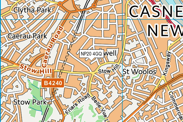 NP20 4GQ map - OS VectorMap District (Ordnance Survey) NP20 4GQ map - OS VectorMap District (Ordnance Survey)