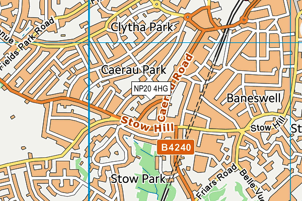 NP20 4HG map - OS VectorMap District (Ordnance Survey) NP20 4HG map - OS VectorMap District (Ordnance Survey)