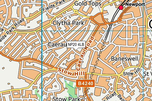 NP20 4LB map - OS VectorMap District (Ordnance Survey) NP20 4LB map - OS VectorMap District (Ordnance Survey)