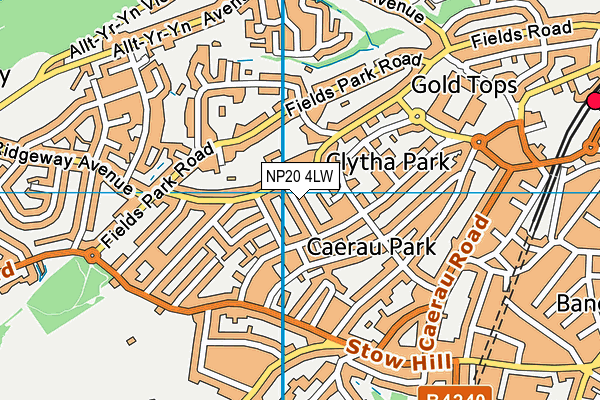 NP20 4LW map - OS VectorMap District (Ordnance Survey) NP20 4LW map - OS VectorMap District (Ordnance Survey)