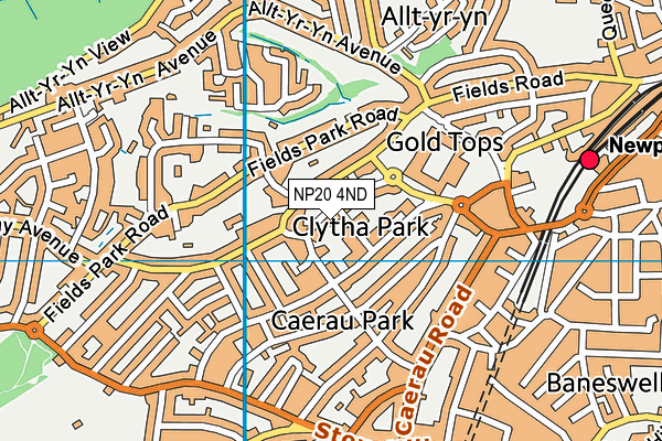 NP20 4ND map - OS VectorMap District (Ordnance Survey) NP20 4ND map - OS VectorMap District (Ordnance Survey)