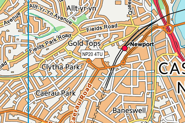NP20 4TU map - OS VectorMap District (Ordnance Survey) NP20 4TU map - OS VectorMap District (Ordnance Survey)