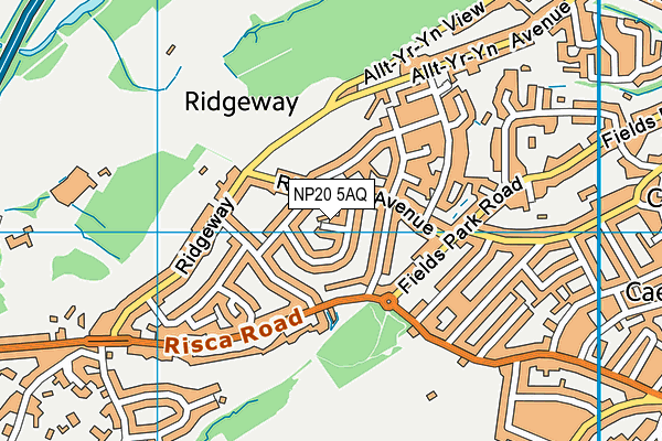 NP20 5AQ map - OS VectorMap District (Ordnance Survey)