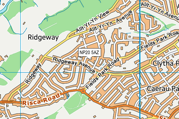 NP20 5AZ map - OS VectorMap District (Ordnance Survey) NP20 5AZ map - OS VectorMap District (Ordnance Survey)