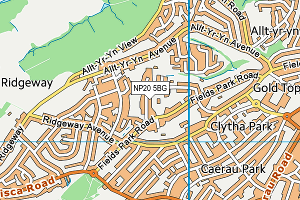 NP20 5BG map - OS VectorMap District (Ordnance Survey) NP20 5BG map - OS VectorMap District (Ordnance Survey)