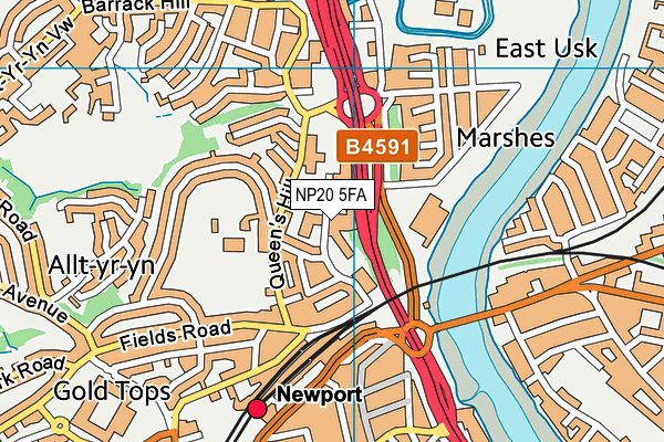 NP20 5FA map - OS VectorMap District (Ordnance Survey) NP20 5FA map - OS VectorMap District (Ordnance Survey)