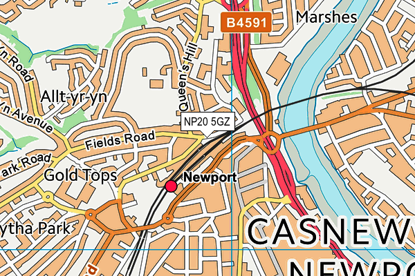 NP20 5GZ map - OS VectorMap District (Ordnance Survey) NP20 5GZ map - OS VectorMap District (Ordnance Survey)