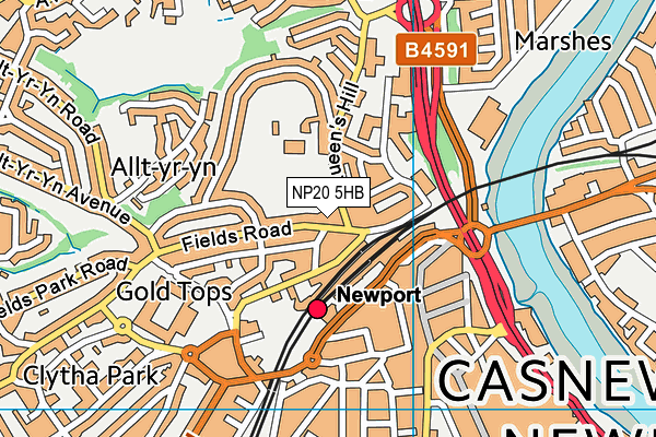 NP20 5HB map - OS VectorMap District (Ordnance Survey) NP20 5HB map - OS VectorMap District (Ordnance Survey)