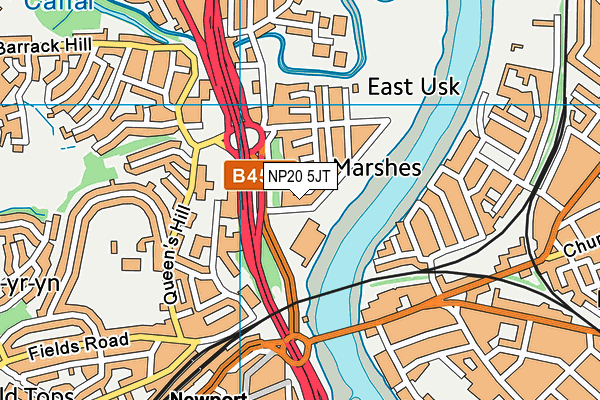 NP20 5JT map - OS VectorMap District (Ordnance Survey) NP20 5JT map - OS VectorMap District (Ordnance Survey)