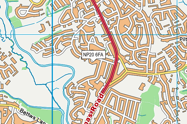 NP20 6FA map - OS VectorMap District (Ordnance Survey) NP20 6FA map - OS VectorMap District (Ordnance Survey)