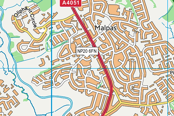 NP20 6FN map - OS VectorMap District (Ordnance Survey) NP20 6FN map - OS VectorMap District (Ordnance Survey)